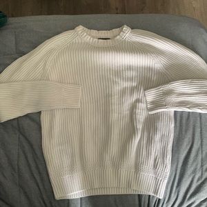 Abercrombie white sweater. Mens Medium